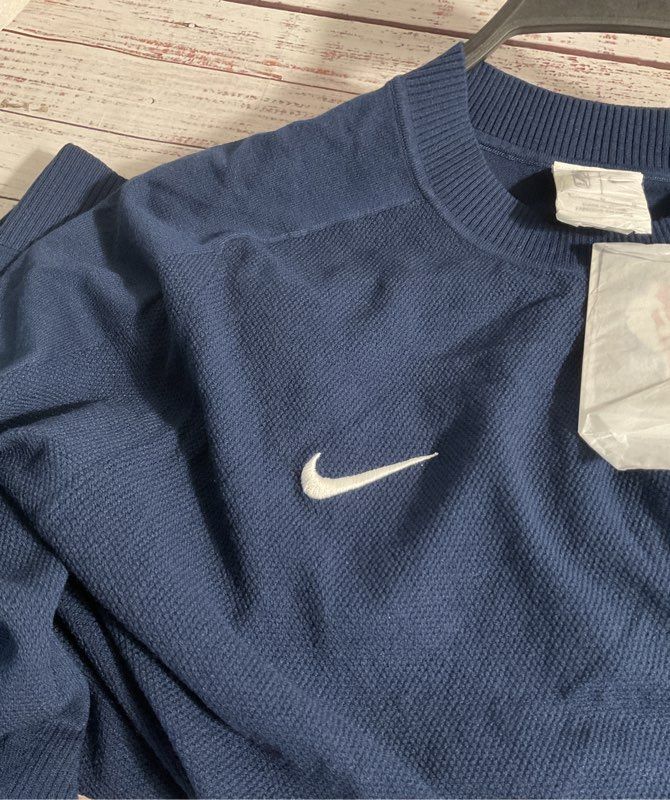 NWT Washington Wizards Sweater Men's Nike Blue NBA Knit Pullover Size L