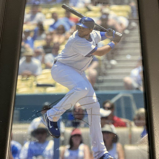 LA Dodgers Lot Of 4 Autographed Baseball Photos (Andre Ethier, Ausmus, Loney)