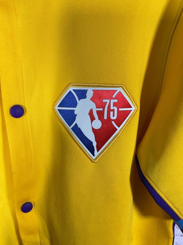 Nike Los Angeles Lakers Showtime City Edition Warm Up Jacket Size M 75th