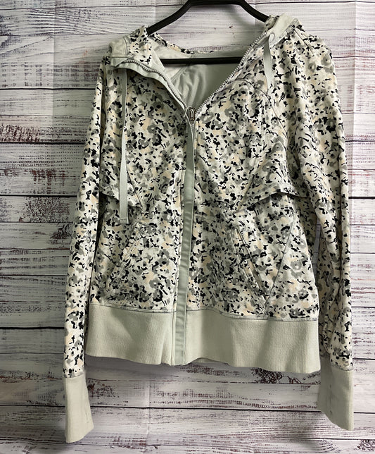 Women's Lululemon Black/White/Pink Print Hoodie Size S/M