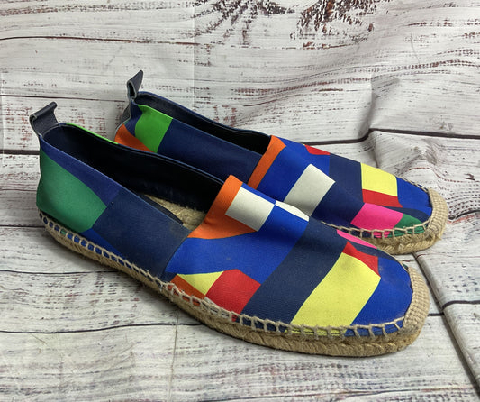 Ralph Lauren Canvas Slip On Espadrilles Loafers Multicolor 8