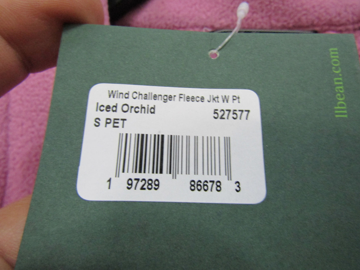 L.L. Bean Wind Challenger Women's Iced Orchid Full Zip Jacket Size S