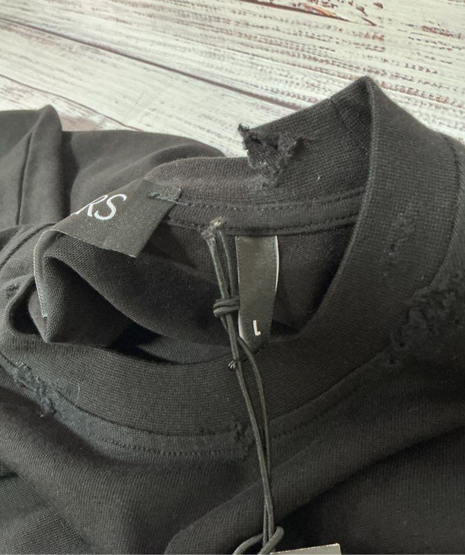 NWT Men's Rieglers Black Sleeveless T-shirt Size L Retail $78