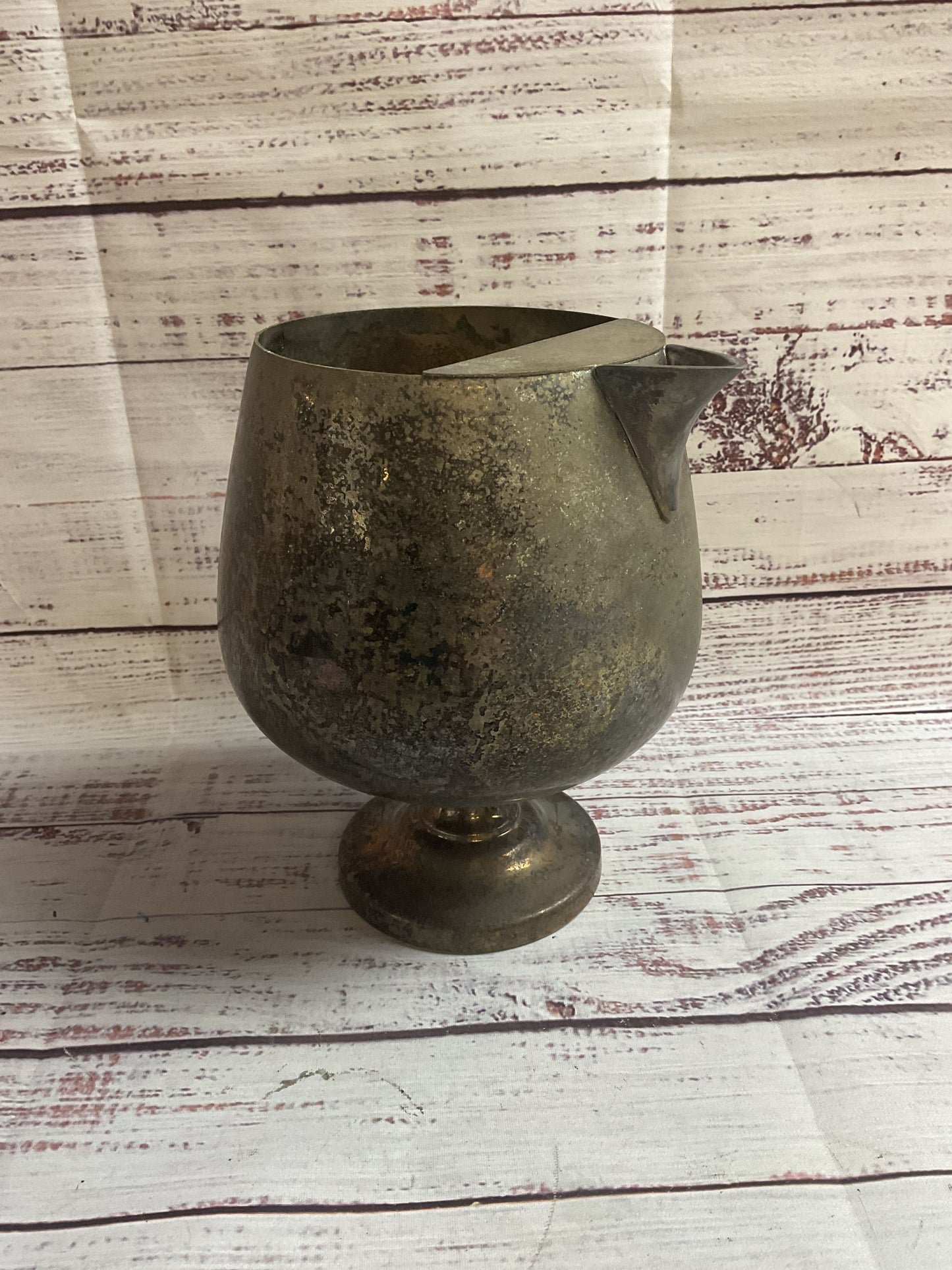 Silverplate By Poole 7" Metal Pitcher