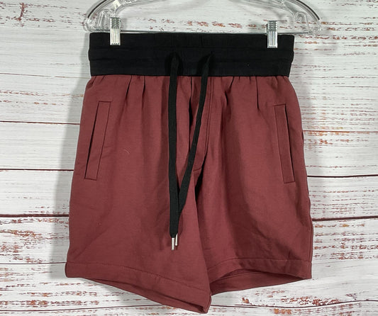 Ksubi Starburst Fleece Sweat Shorts Burgundy M