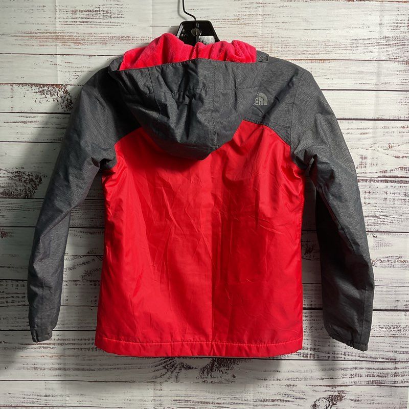 The North Face Pink & Gray Warm Storm Jacket Girl's Jacket - Size S/P