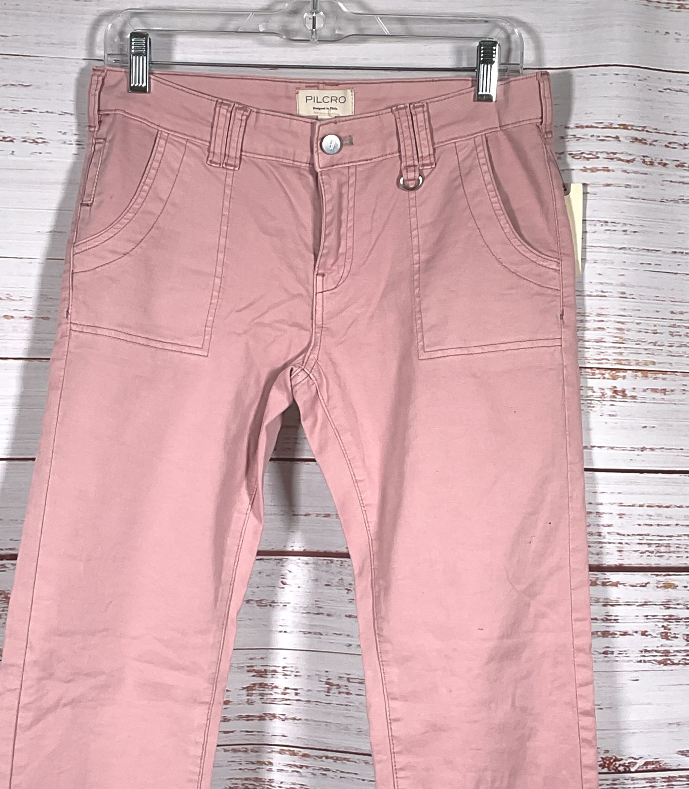 Pilcro For Anthropologie Utility Pants Pink Rose 27T