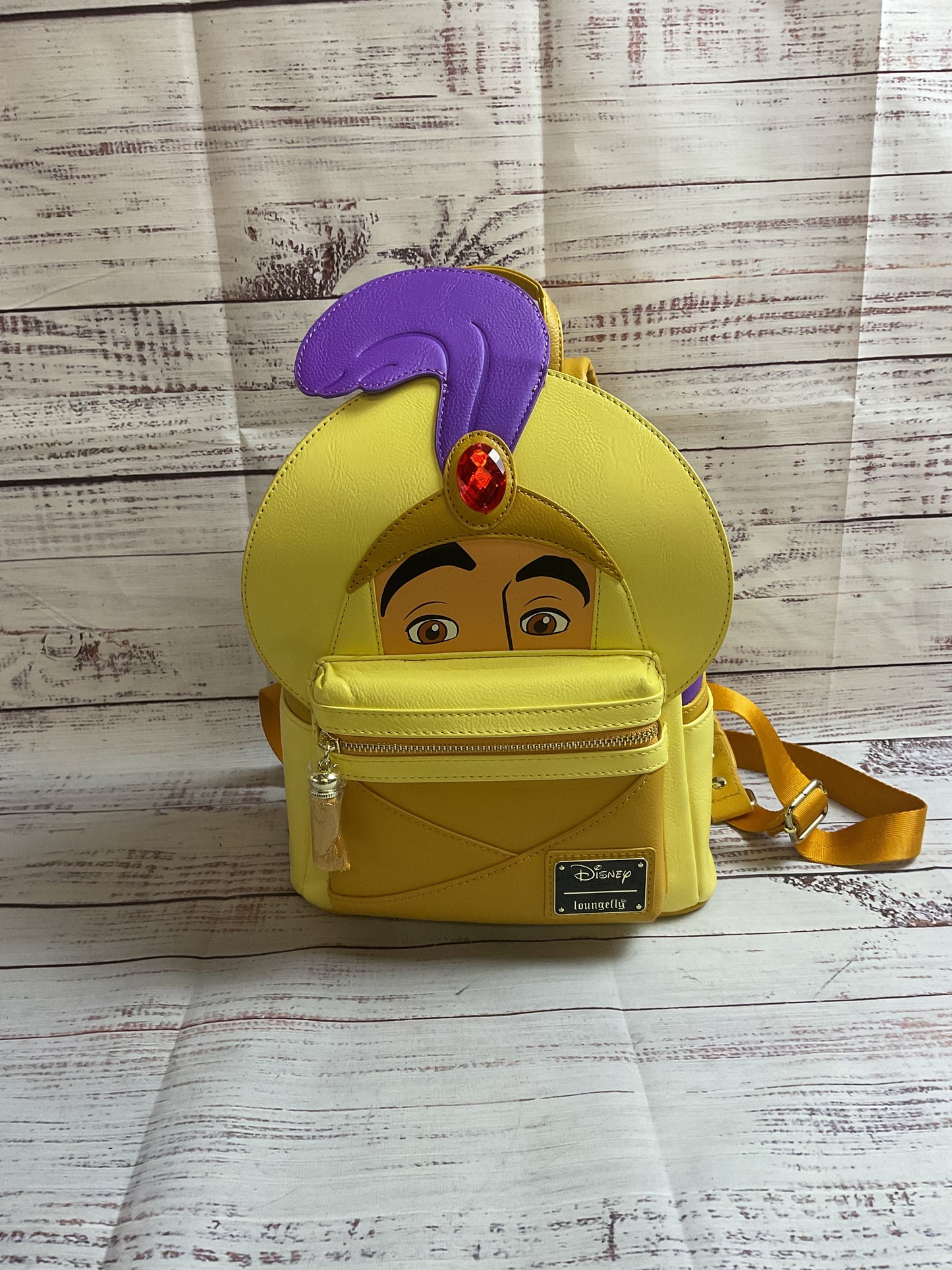 Loungefly Disney Aladdin Yellow Backpack