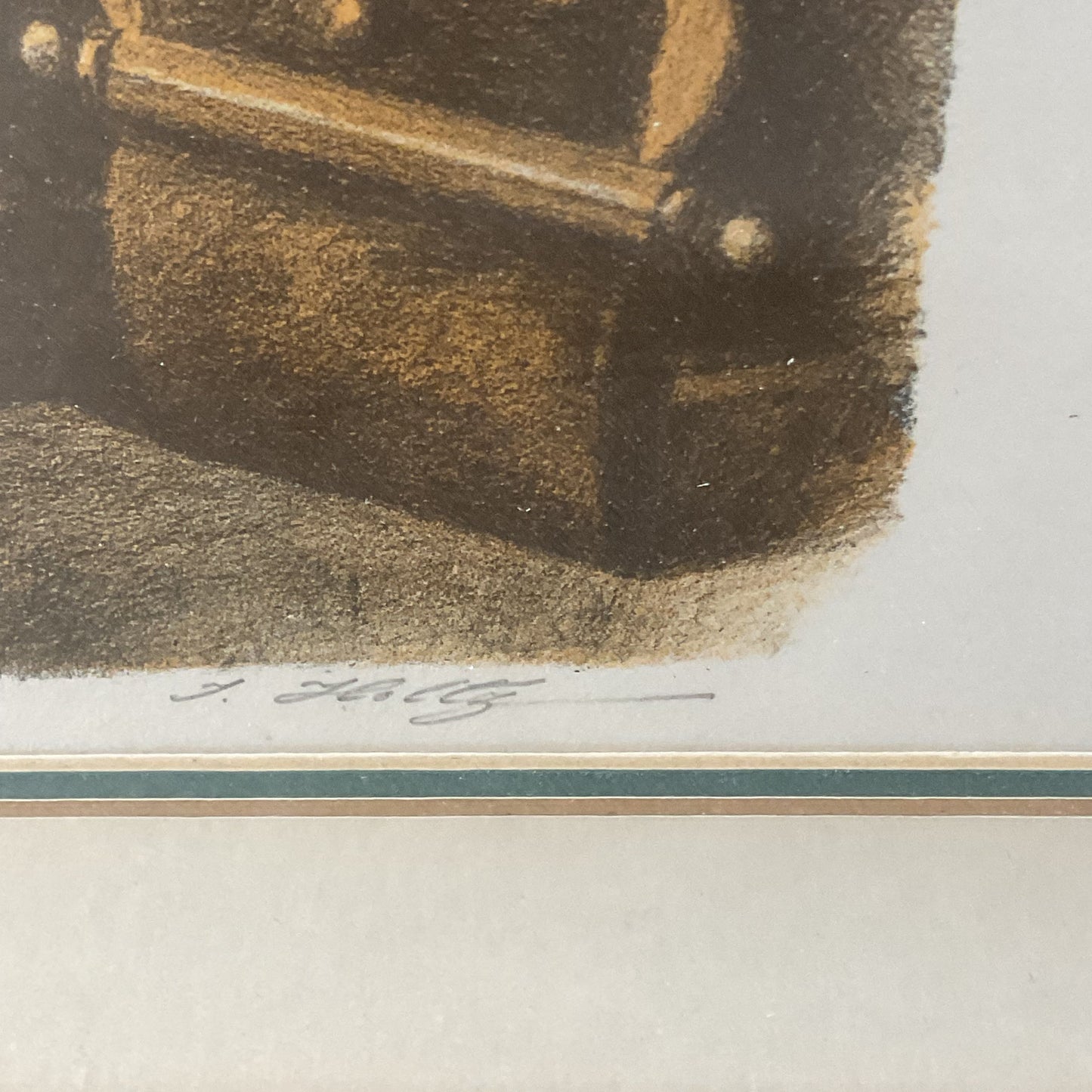 Signed & Numbered 82/200 ITZHAK HOLTZ Watchmaker Original Color Lithograph