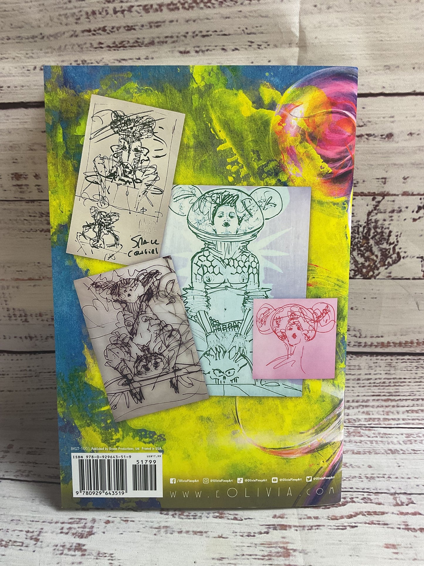 The Art Of Oliva Doodles Sketches Studies 1 Art Book Olivia Pinup