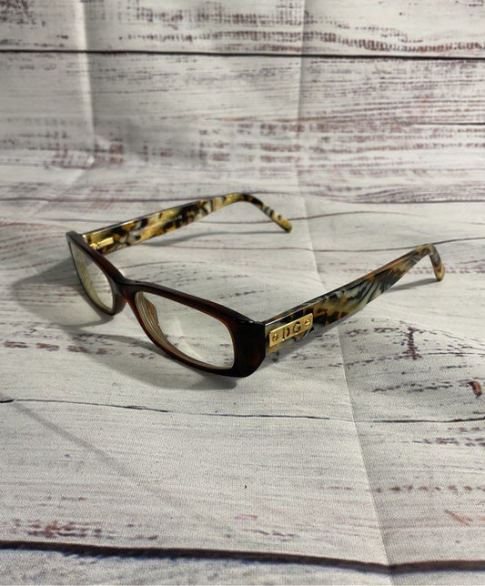 Dolce & Gabbana Eyeglasses DG 3063 861 Brown/Gold Marbled Italy Frames Only