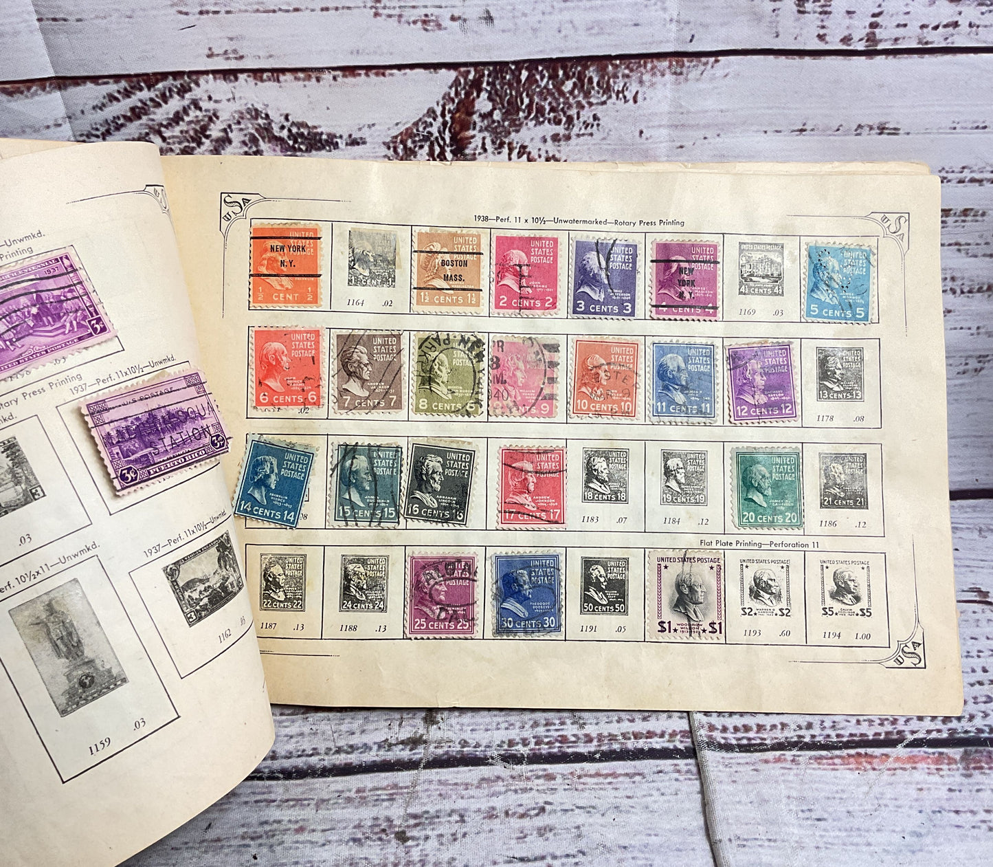 Collection of United States & International Lot of 3 Stamp Albums