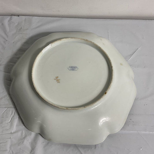 VTG. Karslbad H & Co. Floral Scalloped Edge Porcelain Plate 5 of 65