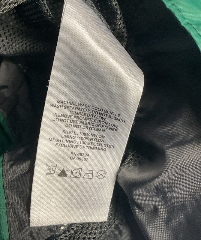 Columbia Nylon Arcadia II Rain Jacket Green M