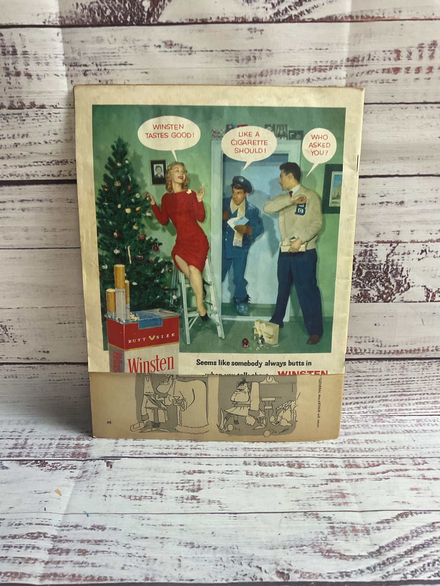 Mad Magazine New Year Issue No. 37 January 1958 Cut Out Subscription