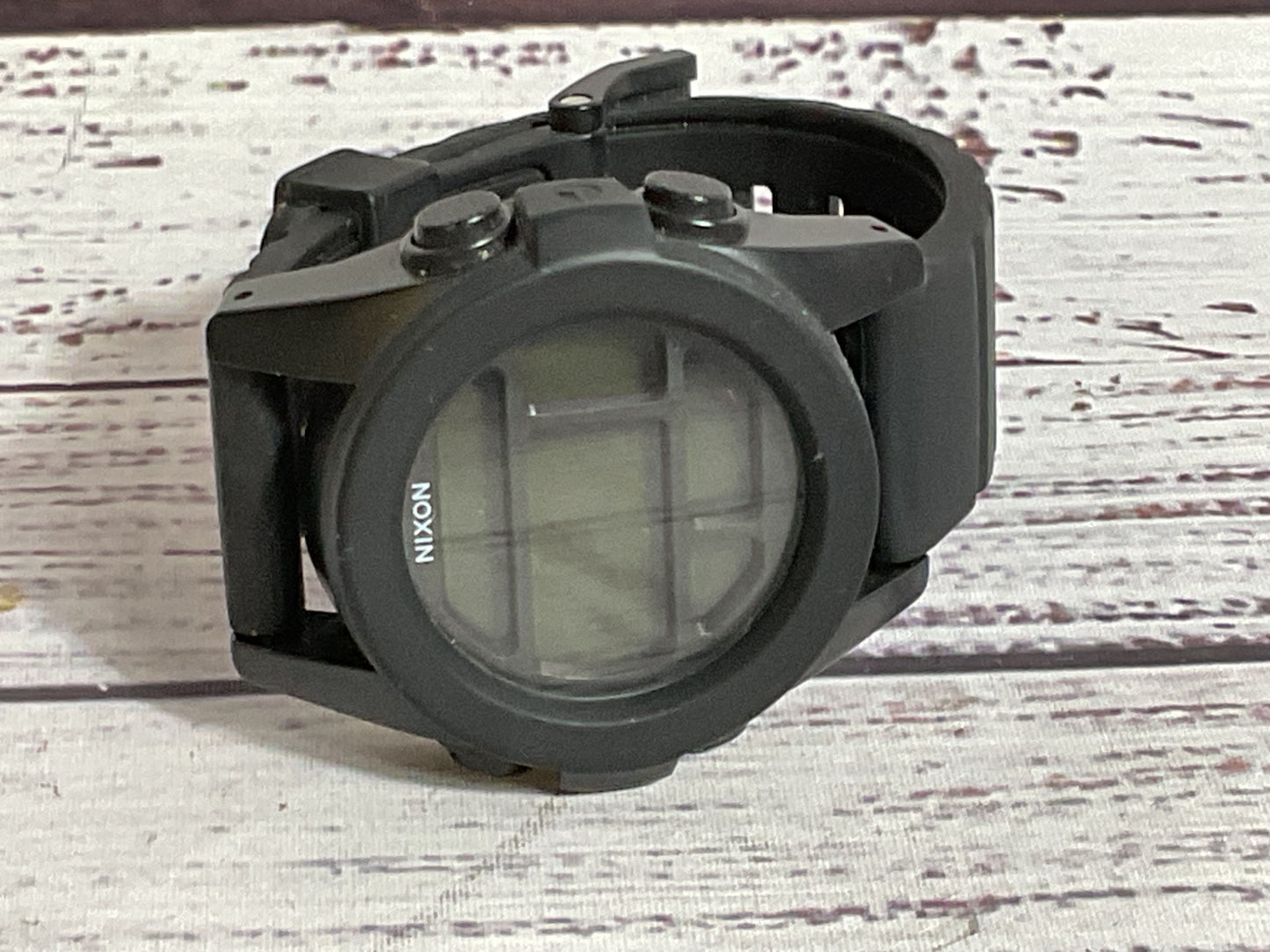 NIXON That's What She Said The Unit Men's Black Digital Watch -NEEDS BATTERY