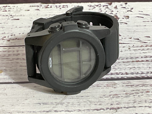 NIXON That's What She Said The Unit Men's Black Digital Watch -NEEDS BATTERY