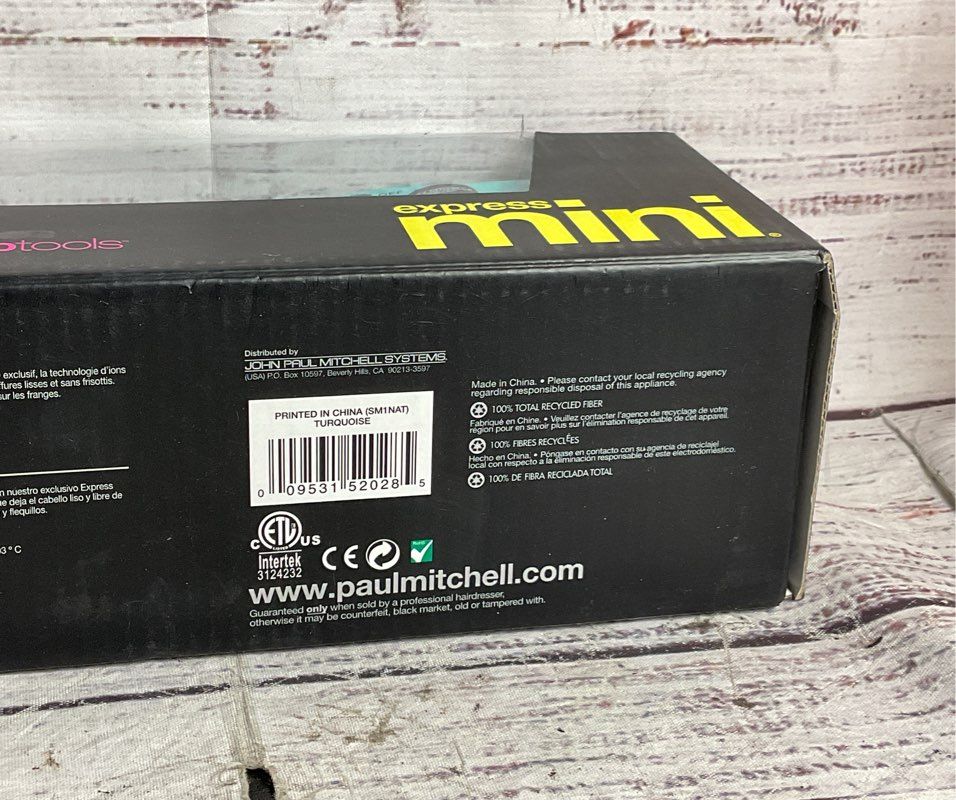 Paul Mitchell Pro Tools Express Mini Smoothing Iron Blue