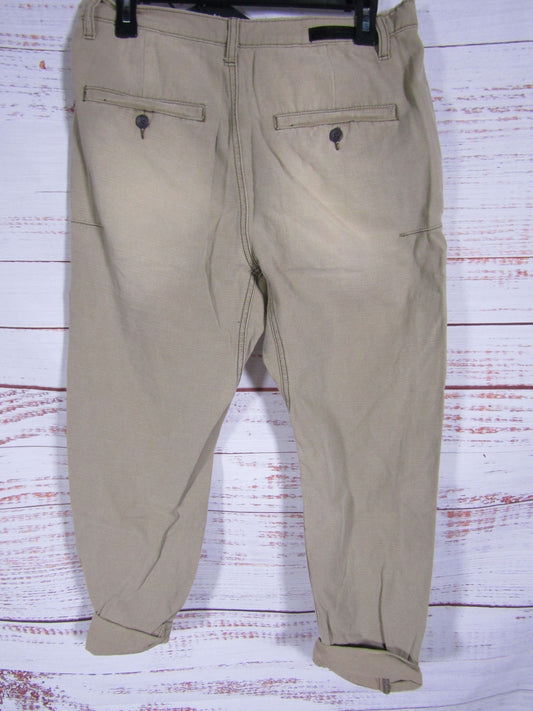 One Teaspoon Mr Browns Men's Militaire Green Distressed Jeans Size 29