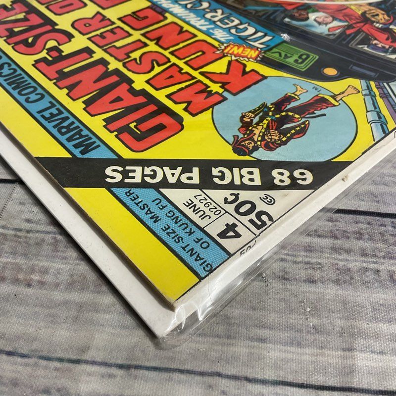 Giant Size Master Of Kung Fu #1 #4 Vintage Marvel Comics Lot Ungraded