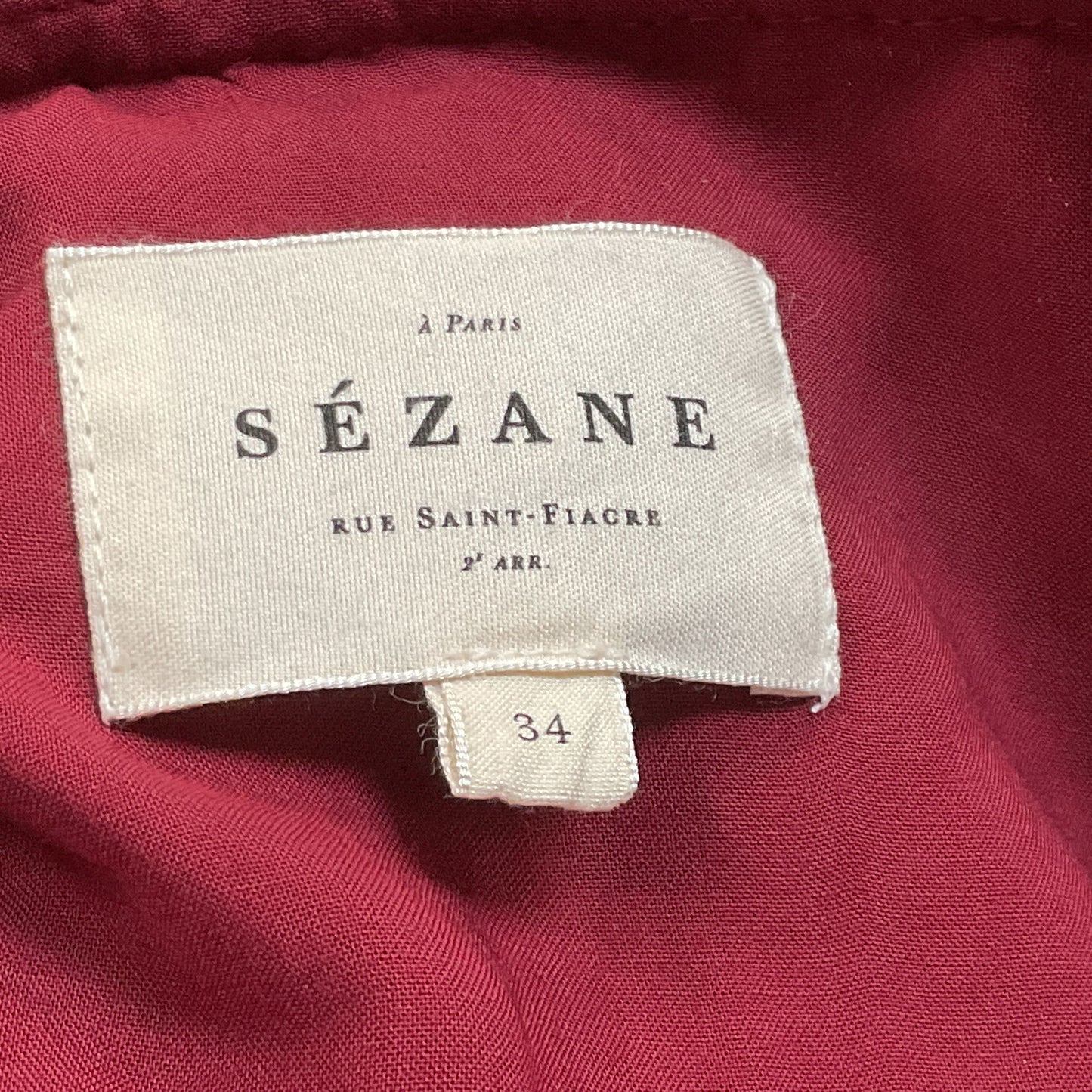 SEZANE Women's Cocktail Sequin Long Sleeve Mini Pullover Dress- SZ 34