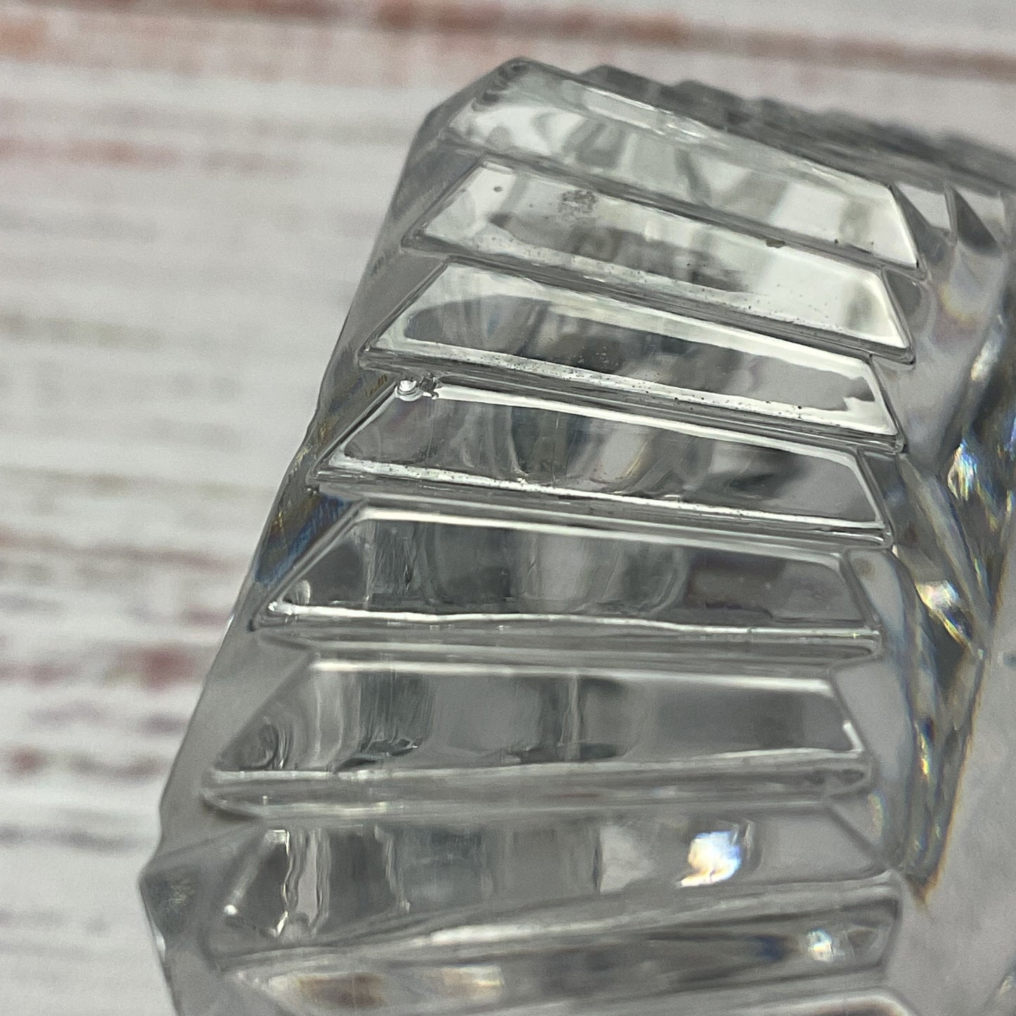 Waterford Crystal Glass Lismore Octagonal Art Deco