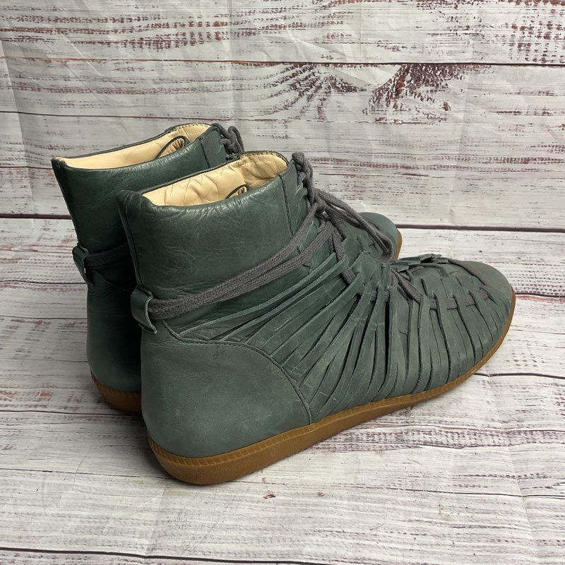 Damir Doma Ferpen Green Leather Lace Up Gladiator Sneaker Men's Size 11 US