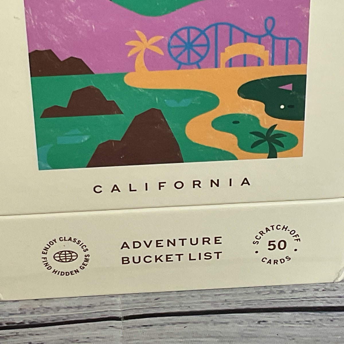 NEW SEALED RIO California 50 Card Adventure Bucket List