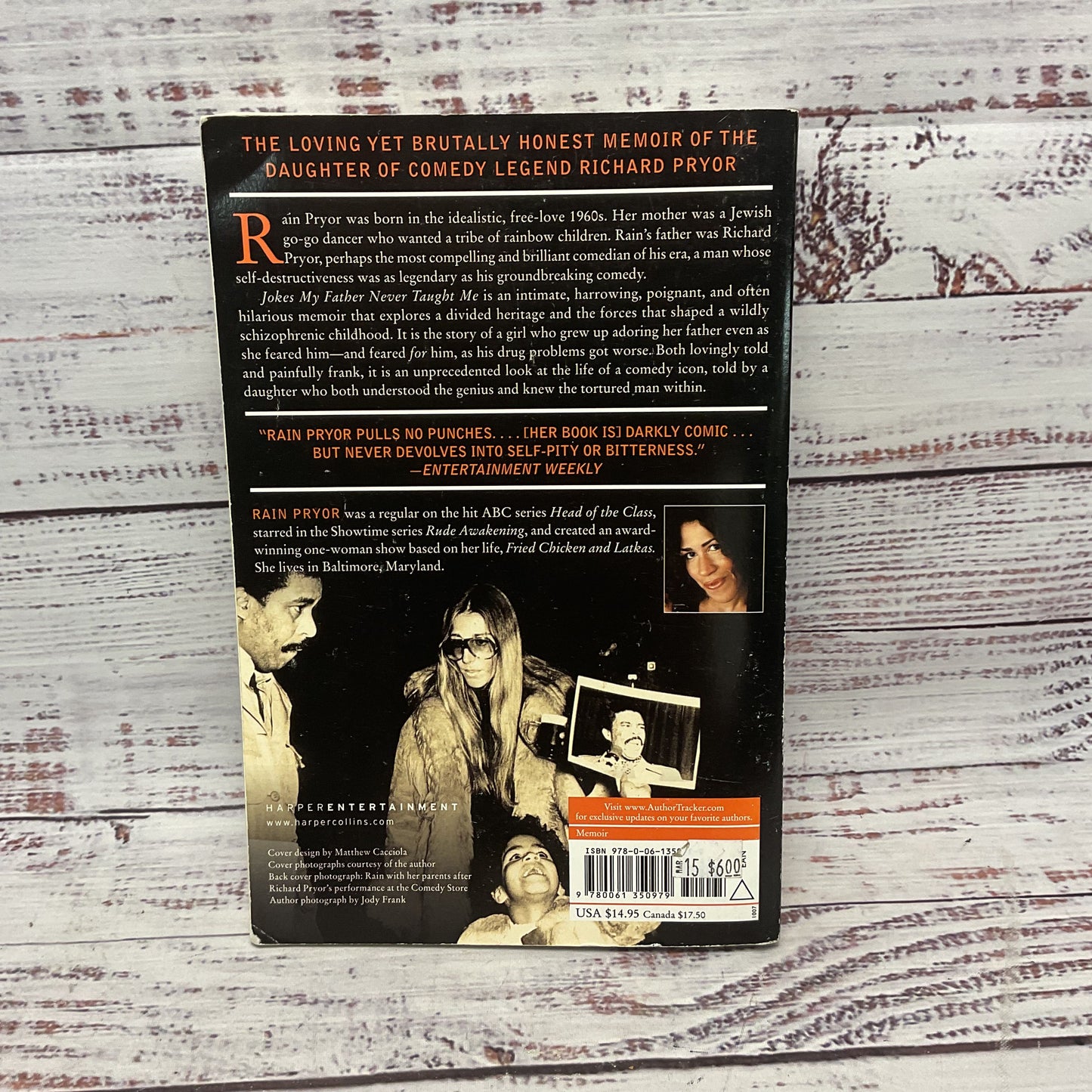 Jokes My Father Never Taught Me Life Love Loss Richard Pryor, Rain Pryor Signed