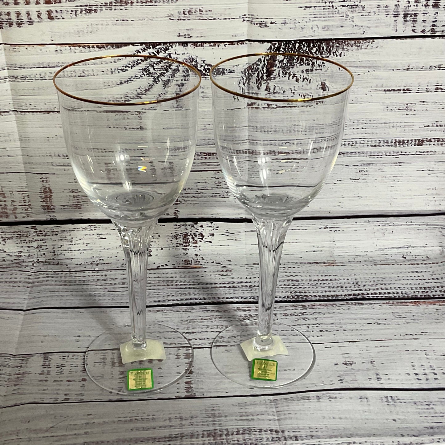NEW MARQUIS by WATERFORD Goblet Glassware- Set of 2