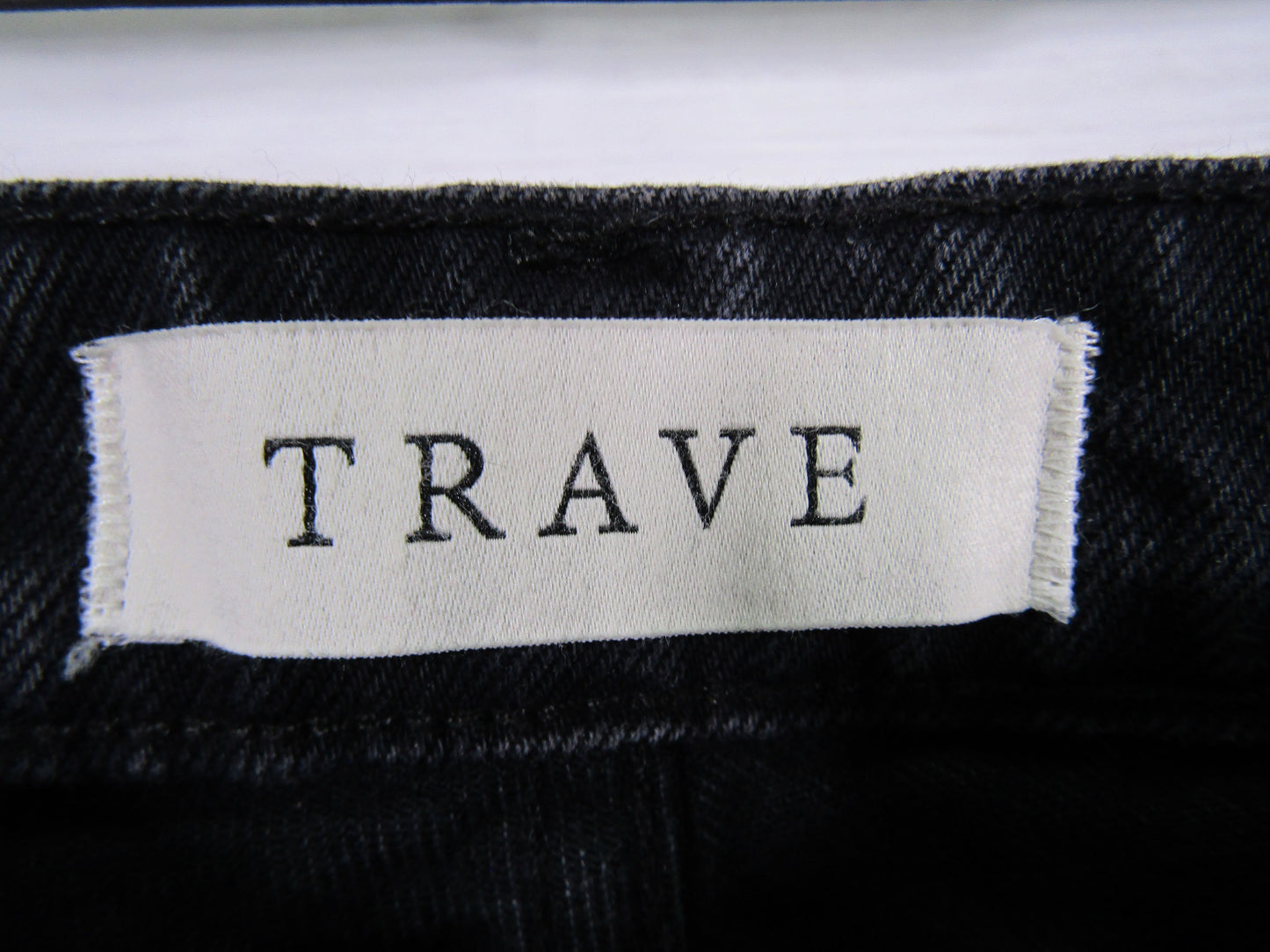 Trave Irina Women's Road to Nowhere Black Distressed Denim Jeans Size 25