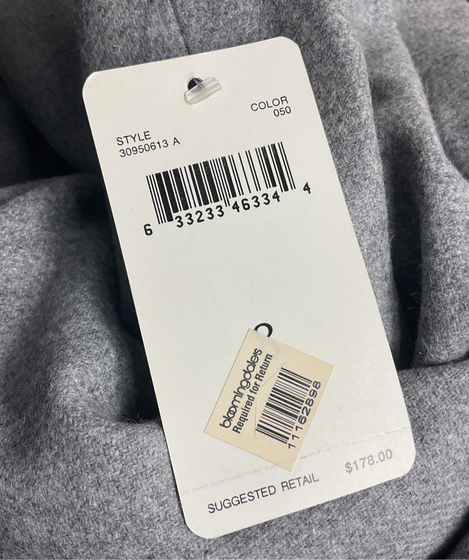 Dana Buchman Wool Blend Pencil Skirt Gray 8