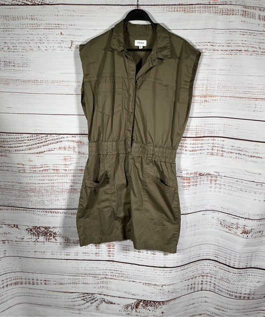 Pistola Olive Rosie Cap Sleeve Stretch Cotton Minidress Dress Size L
