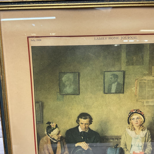 Norman Rockwell Hollywood Dreams 1930 Ladies Home Journal Magazine Page