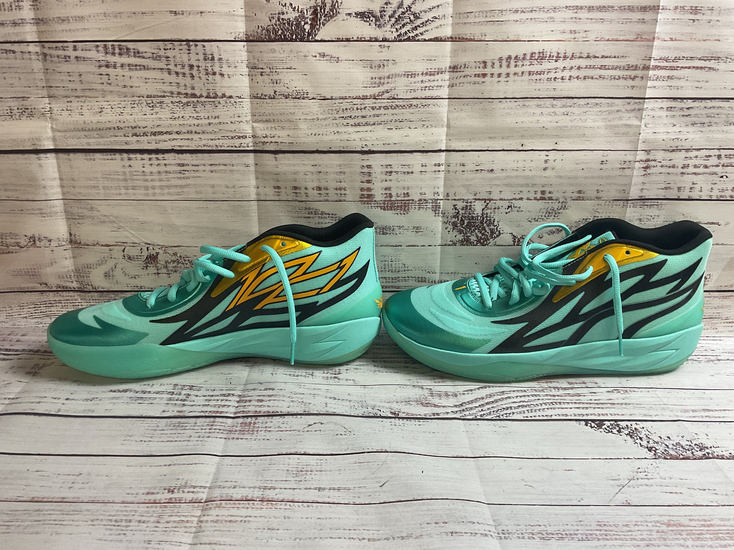 Puma LaMelo Ball MB.02 Aqua Sneaker Shoe Men 13