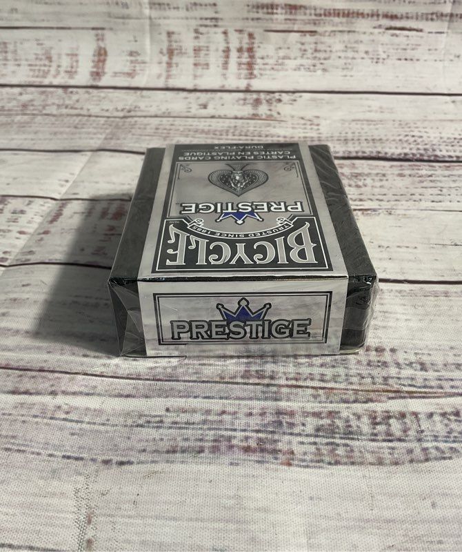 Bicycle Prestige Rider Back Plastic Playing Cards ~ Dura Flex NEW SEALED