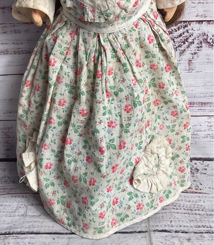 Vintage 14" German 897 Numbered Bisque-Head Doll