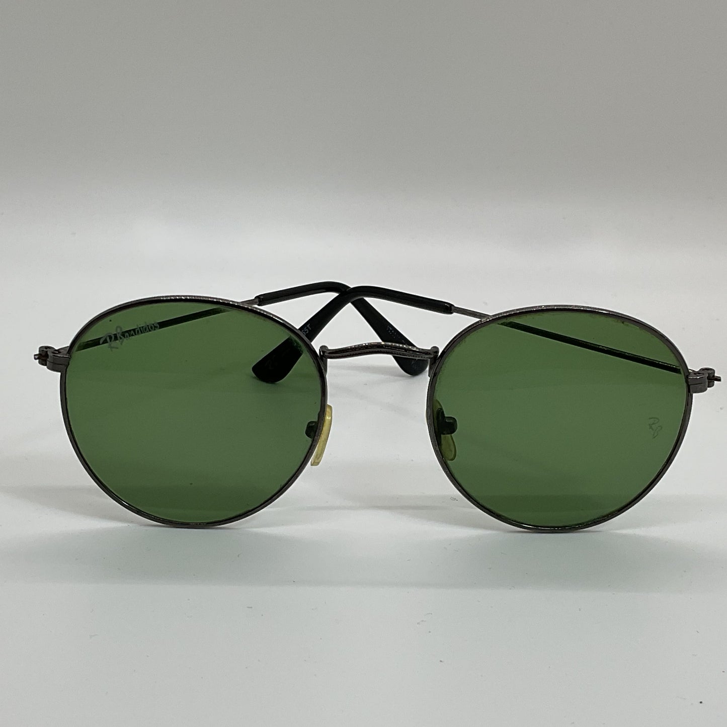 VTG. RAYNOLD BANDIDOS Green Lens Gunmetal Frame Sunglasses (MINOR SCUFF MARKS)
