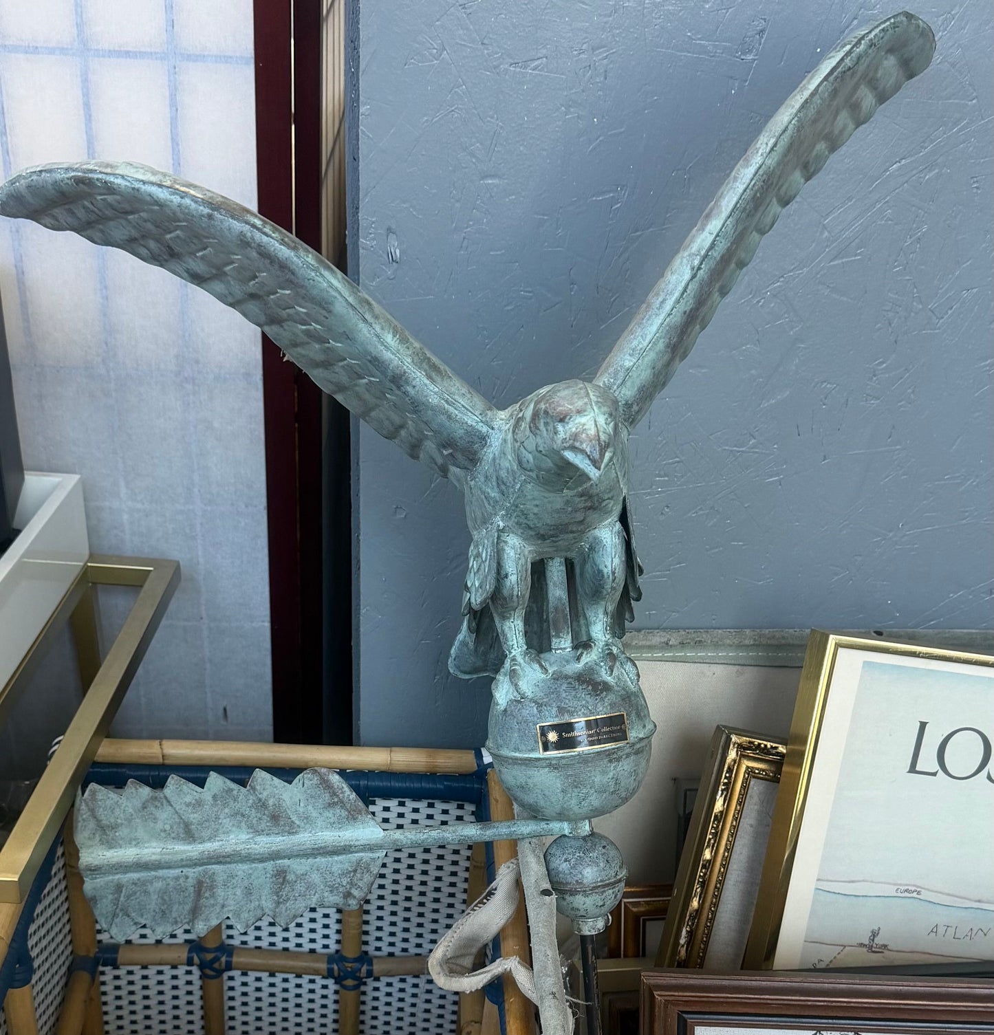 Smithsonian Collect. By Good Directors Copper Eagle Weathervane- MISSING PARTS