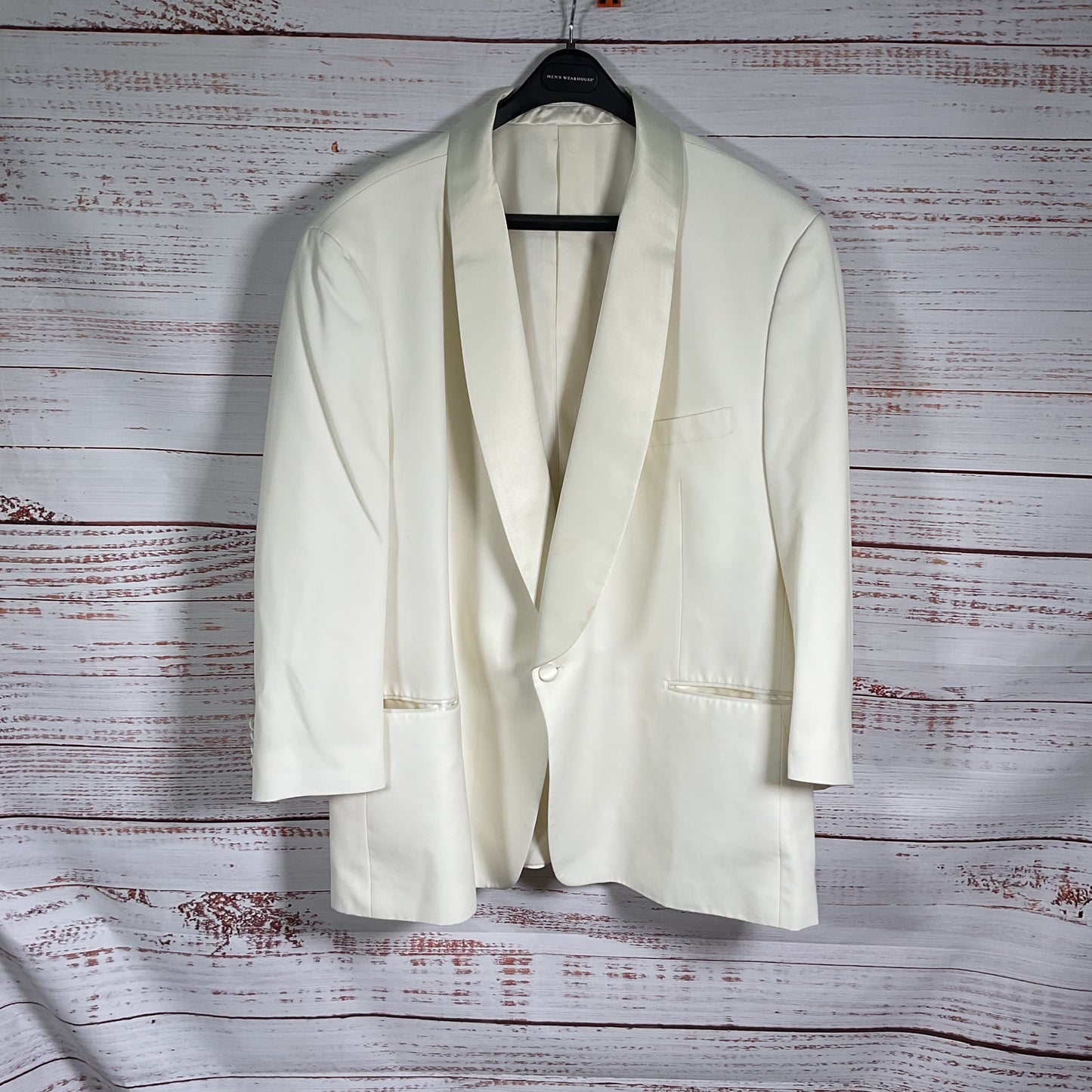 Tommy Hilfigure White Shawl Collar Tuxedo Blazer Jacket - Size 46R US 56R IT