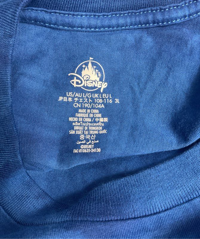 Disney Sorcerer Mickey Mouse Long Sleeve T-Shirt Blue L