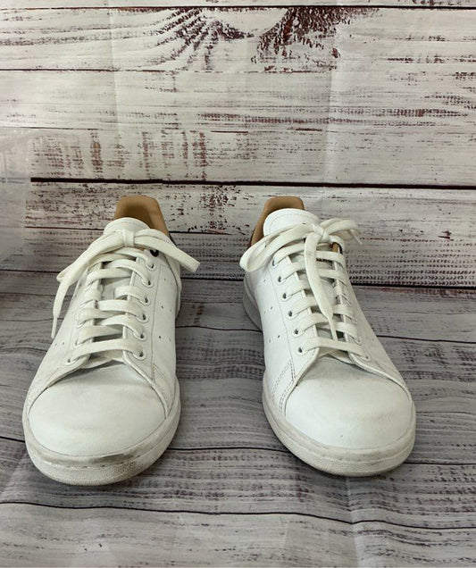 Women's adidas Originals Stan Smith sneakers with tortoise detail in white Sz 9