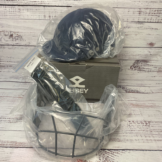 Shrey Blue Cricket Helmet Junior 50-54cm Helmet Face Guard W/ Box 2/2