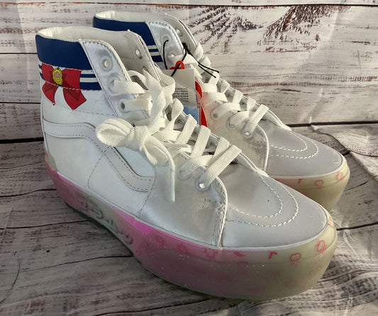 Vans Sailor Moon x Sk8-Hi Stacked Pretty Guardian Sneakers Silver 5.5