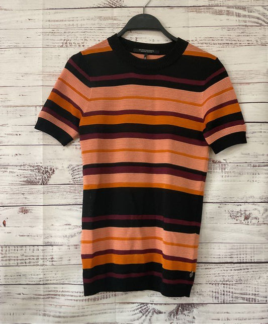 Women's Scotch & Soda Striped Short Sleeved Sweater Size S