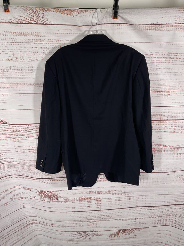 Vintage Paolo Gucci Super 110's Twister Men's Black 100% Wool Suit Jacket