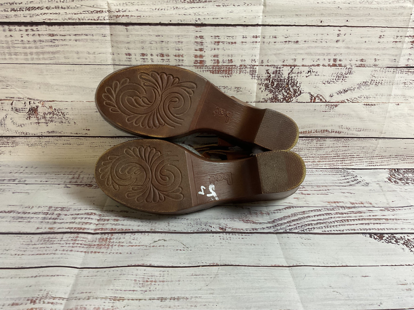 BOC Grey Clog Heel Women's - 9M