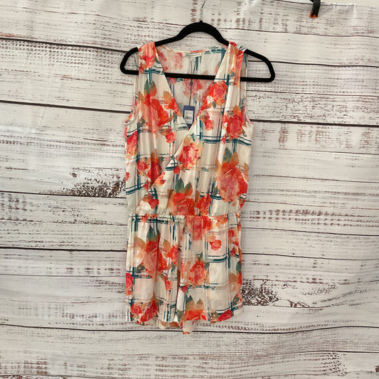 Rebecca Minkoff Mara White Floral Print Silk Romper Jumpsuit - Size 6 New