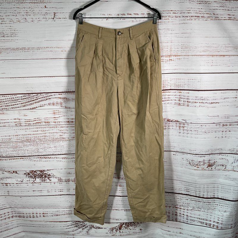 NWT Alex Mill Keaton Double Pleat Coriander Tan Twill Pants - Size 6