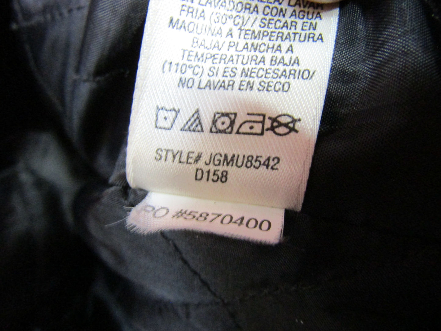 Juicy Couture Women's Black Down Feather Puffer Parka Jacket Size S